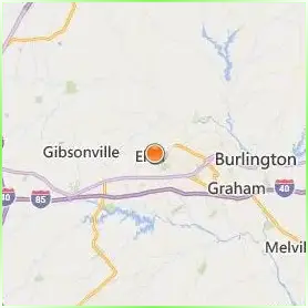 Elon University Location Map Elon University Location Map