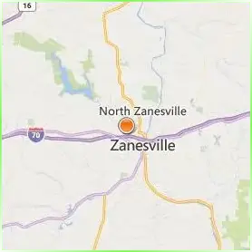 Ohio University Zanesville Location Map Ohio University Zanesville Location Map