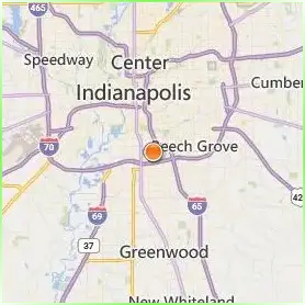 University of Indianapolis Location Map